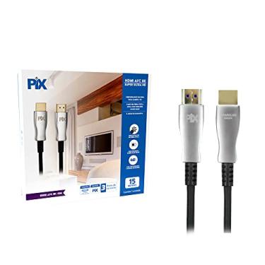 Imagem de PIX Cabo HDMI 2.1 8K HDR Fibra Ótica Ativa, 15 Metros