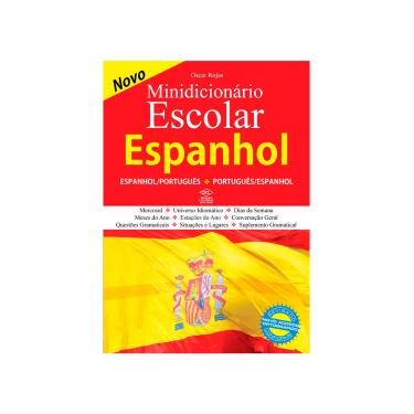 Imagem de Minidicionário Escolar Espanhol com Reforma Ortográfica, 448 pág. - DCL