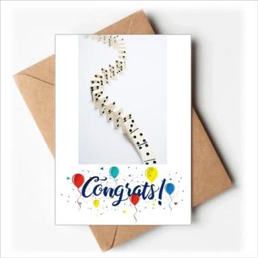 Imagem de DIYthinker Dono Pai Gow Photo Gambling Cartões de Casamento Parabéns Envelopes de Saudação