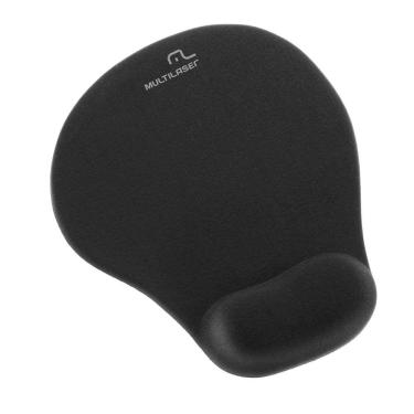Imagem de Mouse Pad Multilaser Com Apoio Gel Pequeno Preto - AC021