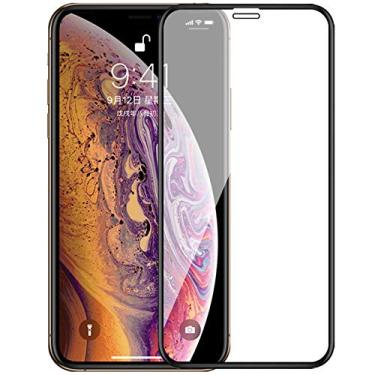 Imagem de 3 peças de vidro temperado de cobertura completa, para iphone xs max xr x película protetora de tela à prova de explosão, para iphone 6 6s 7 8 plus 5 5s 5c se vidro - para iPhone X