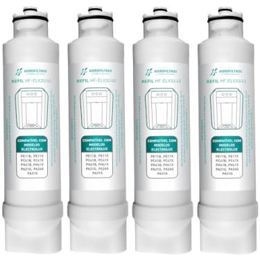 Imagem de Kit 4 Refil Filtro Hidrofiltros Compatível com Purificador Electrolux PE11X, PE11B, PC41B, PC41X, PH41B, PH41X, PA21G, PA26G, PA31G.