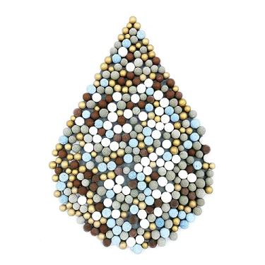 Imagem de Slirceods Substituição de filtro de cabeça de chuveiro filtrada, para água dura, contas de pedra mineral para purificar água, remover cloro e outras impurezas (pacote com 6)