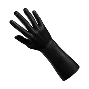 Imagem de Mão manequim jóias expositor masculino mão jóias pulseira anel luvas display organizador suporte pulseira colar titular relógio anel exibição adereços/310 (Size : Black)