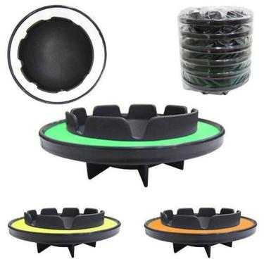 Imagem de Cinzeiro plastico redondo torpedinho colors com 6 pecas 10cm