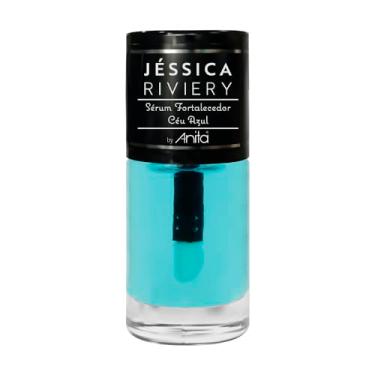 Imagem de Anita esmalte Jéssica Riviery sérum fortalecedor céu azul