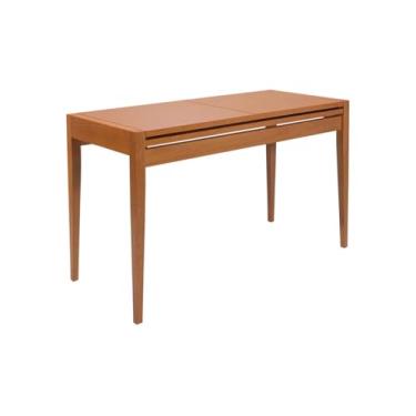 Imagem de Mesa de Jantar Retrátil/Extensível em Madeira e MDF Pina Oppa Design - Nozes