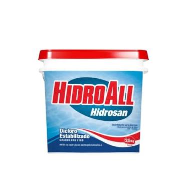 Imagem de HidroAll Balde cloro granulado Hidrosan Plus 2,5 kg
