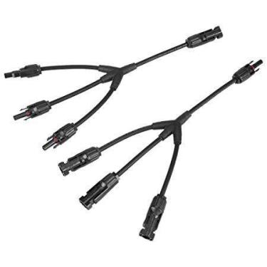 Imagem de Conector MC4 - Y 3 Cabo P/ Ligação Paralelo Painel Solar - Par - DGTEC