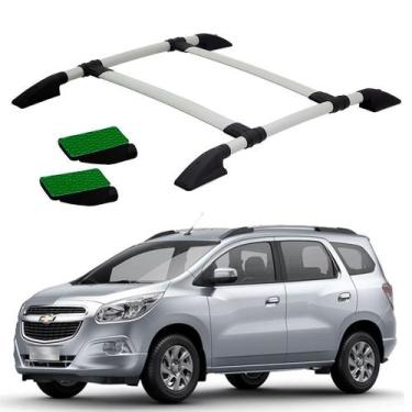 Imagem de Bagageiro spin 2012 a 2017 2018 2019 2020 prata colado - SOLAR