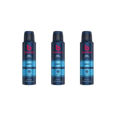 Imagem de Desodorante Aerossol Bozzano 150ml Anti Dry-Kit C/3un