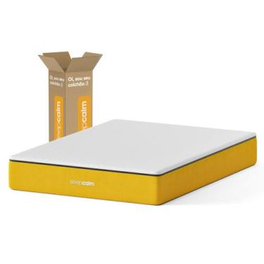 Imagem de Colchão Sleep Calm Plus Espuma ou Molas, Casal (138x188), Espuma