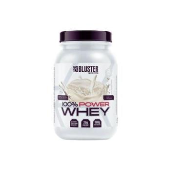Imagem de Whey 100% Power Bluster Nutrition 900g Suplemento em Pó, Leitinho