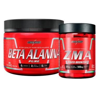 Imagem de Beta Alanina Pura 123g + Zma 60 Caps Integralmedica