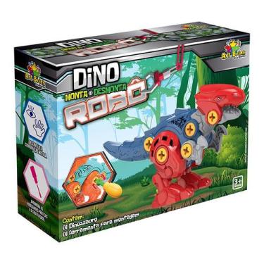 Imagem de Brinquedo Dino Monta Desmonta Jurrassic Park Robô Dinossauro Articuláv