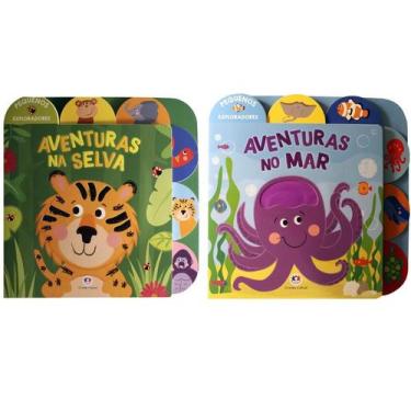 Imagem de Kit de livros Infantis: Aventuras na Selva + Aventuras no Mar  Editora
