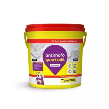 Imagem de Impermeabilizante antimofo móveis banheiro fungos bactéria quartzolit 