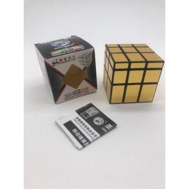 Imagem de Cubo Mágico Profissional Mirror Blocks Dourado