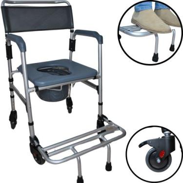 Imagem de Cadeira de Banho Alumínio Desmontável até 135kg Hidrolight