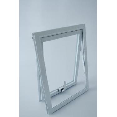 Imagem de Janela para banheiro 60x60 bco - Esquadrias e Vidraçaria Queiros