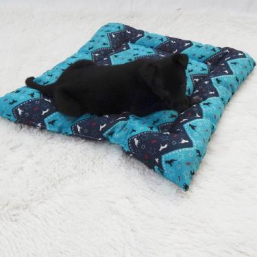 Imagem de Caminha Cama Cachorro Pet  50 X50  - Pandora Baby Enxovais, Azul