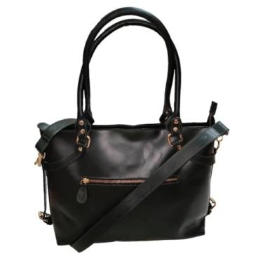 Imagem de Lussoro Bolsas e bolsas de couro genuíno para mulheres, bolsa tiracolo tiracolo Hobo, Verde esmeralda, 15 cubic inches