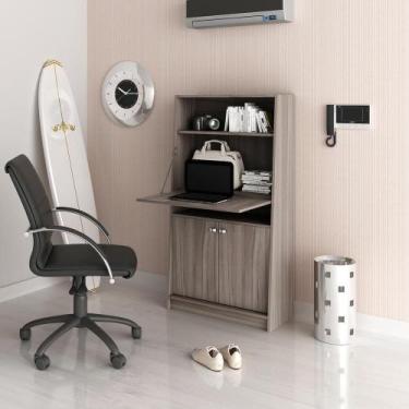 Imagem de Armário Multiuso com 1 Porta Retrátil ME4136 Carvalho Tecnomobili, Car