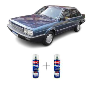 Imagem de SPRAY AUTOMOTIVO Azul Biscaya VW + SPRAY VERNIZ 300ML - Sherwin Willia