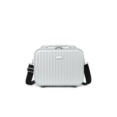 Imagem de Frasqueira Necessaire De Viagem Bordo Maleta De Mão  - ACO, Prateado