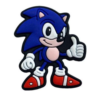 Imagem de Aplique Kit 10 Peças Sonic Completo Emborrachado - RAE
