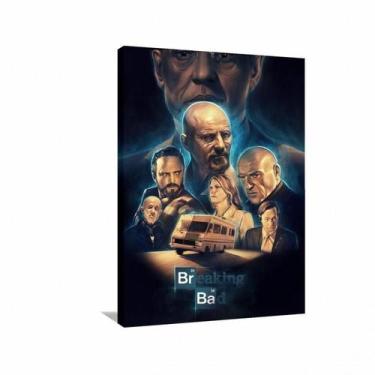 Imagem de Quadro decorativo Breaking Bad Artístico - Tela em Tecido - Wall Frame