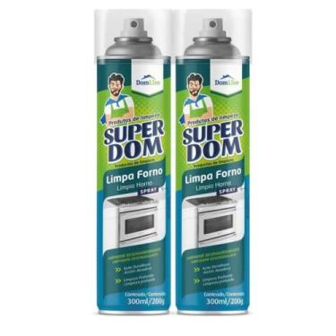 Imagem de Limpa Forno Spray Desengordurante Fogão Microondas 350ml C/2 Un - DomL