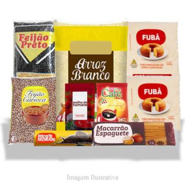 Imagem de Cesta Básica De Alimentos com 9 Itens Necessários - São Rubens