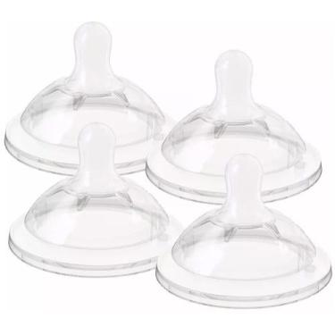 Imagem de Bicos Para Mamadeira Step Up Fluxo Rápido 2und + Papa 2und Chicco