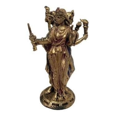 Imagem de Escultura Deusas Hécate Três Fases Fortuna 20 Cm Em Resina - Meta Atac