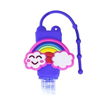 Imagem de 10 Unidades de Porta Álcool em Gel 30ml com detalhe em silicone - Casa