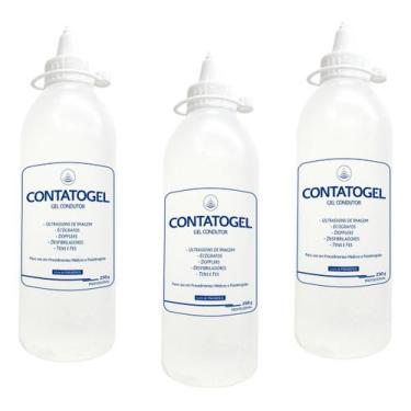 Imagem de Kit 3 - Frasco De Gel Clinico Para Ultrassons De Imagem, Ecógrafos, Do