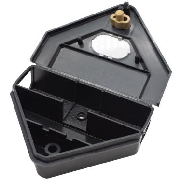 Imagem de JT Eaton Mini estação de isca de plástico resistente à adulteração com janela de inspeção, 8 cm de comprimento x 12 cm de largura x 4 cm de altura (caixa com 12)