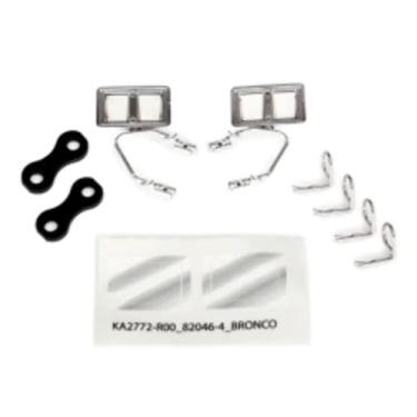 Imagem de Traxxas Espelhos, laterais, cromado (esquerda e direita)/retentores (2)/ clipes de corpo (4)