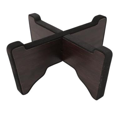 Imagem de Suporte de Tambor Etéreo de Madeira, Suporte de Exibição de Tambor de Língua Dobrável, Rack de Armazenamento de Tambor Handpan para Adultos e Profissionais (Pequeno para tambor