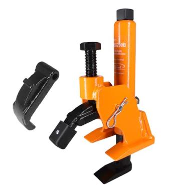 Imagem de BESTOOL Disjuntor manual de contas de pneu com almofada de borracha, ferramenta de troca de pneu para cubos de liga de alumínio, operação de pneu ATV, tratores, caminhões, carros, reparos de pneus