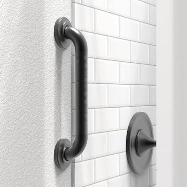 Imagem de AquaChase Barra serrilhada de 3,8 cm, corrimão de chuveiro de segurança de banho compatível com ADA, alça de auxílio à mobilidade de banheiro para idosos e deficientes, suporte resistente de 226 kg