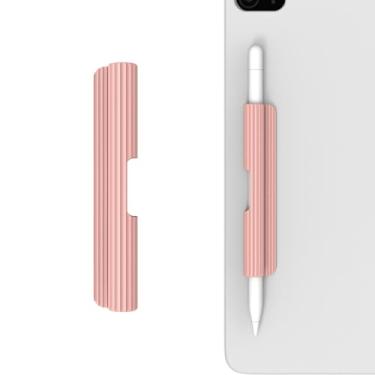 Imagem de LOVE MEI Capa de silicone para lápis, compatível com Apple Pencil, Apple Pencil 1ª/2ª geração, adesivo forte anexado à capa do iPad para canetas Stylus (rosa)