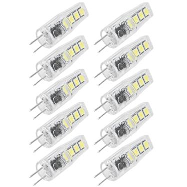 Imagem de Lâmpada LED Transparente G4, PC de ângulo 2W 360, Economia de Energia, Seguro de Usar, Ampla Faixa de Irradiação, para Home Office (Luz branca)