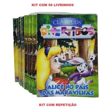 Imagem de 56 Livros Classicos Divertidos História  Atacado Lembrancinha De Anive