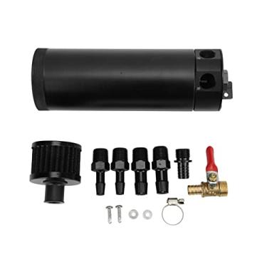 Imagem de Universal 2 Port Oil Catch Pode Reservar o Tanque do Tanque de Ar Separador de óleo de para Carros