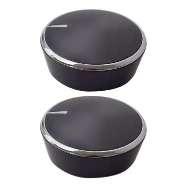 Imagem de WE01X30638 (Substitui WE01X24776) Botão central de lavanderia, botão central de controle para secador de roupas GE (2 peças)