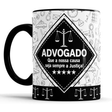 Imagem de Caneca Profissão Direito Advocacia Advogado - Elicomics