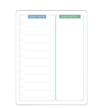Imagem de Lousa Magnética Planner Quadro Imã Porta Recados (Mod 3)
