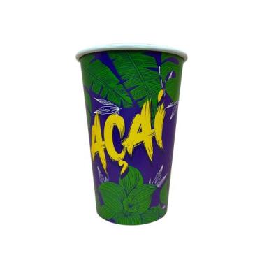 Imagem de Copo Personalizado De Papel P/ Açaí 300ml - 100 Unid - Papello